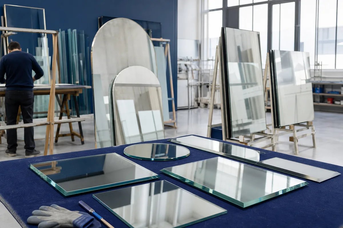 Miroir sur mesure : formats, épaisseurs et pose
